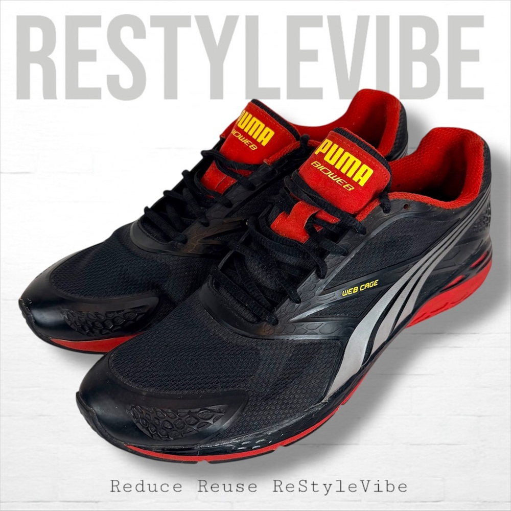PUMA Men’s Size 11.5 Shoes Sneakers Running Style Mesh Upper BIOWEB WEBCAGE